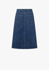 Aim skirt - 80 cm. - Blue Denim