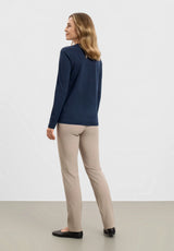Amanda T-Shirt LS - Navy