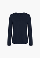 Amanda T-Shirt - Long Sleeve - Navy