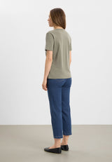 Amanda T-Shirt SS - Khaki