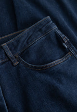 Amelia Raw Straight CL - Dark Blue Denim