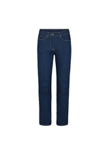 Amelia Straight - Medium Length - Dark Blue Denim