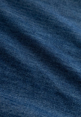 Camille Elastic Straight CL - Blue denim