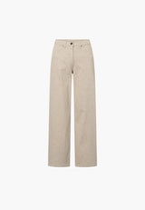 Carol Loose - Medium Length - Grey sand hemp
