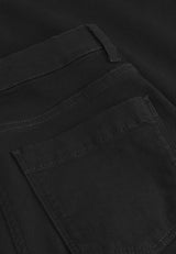 Carol Loose - Medium Length - Black Denim