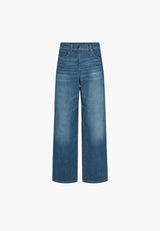 Carol Loose - Short Length - Washed Blue Denim