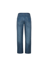 Carol Loose - Short Length - Washed Blue Denim