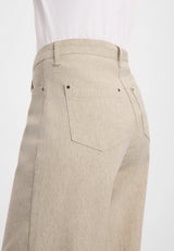Carol Loose - Medium Length - Grey sand hemp