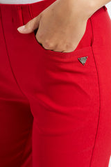 Caroline Regular Capri Long Length - Red