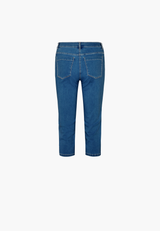 Charlotte Regular Capri Medium Length - Blue Denim