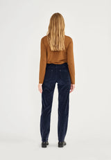 Charlotte Regular Corduroy - Medium Length - Navy