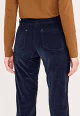 Charlotte Regular Corduroy - Medium Length - Navy