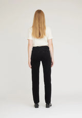 Charlotte Regular Corduroy - Medium Length - Black