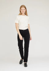 Charlotte Regular Corduroy - Medium Length - Black
