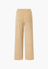 Charm Loose Sametti - Medium Length - Cafe Latte