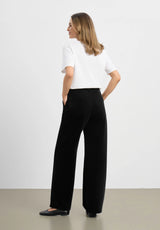 Charm Loose Sametti - Medium Length - Black