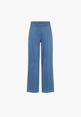 Debbie Loose - Medium Length - Washed Blue Denim