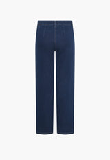 Donna Loose - Long Length - Dark Blue Denim
