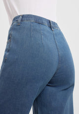 Donna Loose - Medium Length - Washed Blue Denim