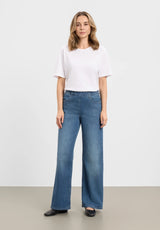 Donna Loose - Medium Length - Washed Blue Denim