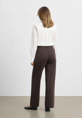 Donna Loose - Medium Length - Brown Navy check