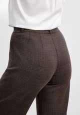 Donna Loose - Medium Length - Brown Navy check