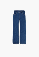 Donna Loose - Short Length - Blue Denim