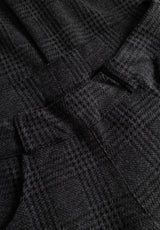 Donna Loose - Short Length - Anthracite Check