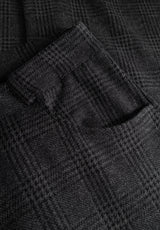 Donna Loose - Short Length - Anthracite Check