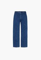 Donna Loose - Cropped - Blue Denim
