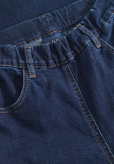 Donna Loose - Short Length - Dark Blue Denim