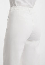 Donna Loose - Capri Short Length - White