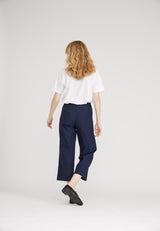 Donna Loose - Cropped - Navy