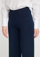 Donna Loose Jersey - Cropped - Navy