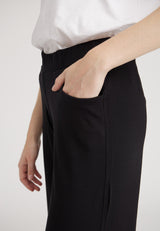 Donna Loose Jersey - Cropped - Black