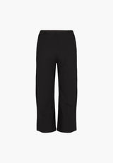 Donna Loose Jersey - Cropped - Black