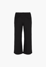 Donna Loose Jersey - Cropped - Black
