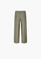 Donna Loose Jersey - Cropped - Khaki stripe