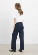 Donna Loose Jersey - Short Length - Navy brushed