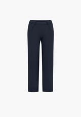 Donna Loose Jersey - Short Length - Navy brushed