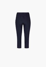 Elizabeth Slim Capri Medium Length - Navy