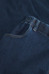 Ellie Relaxed - Short Length - Dark Blue Denim