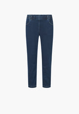 Ellie Relaxed - Short Length - Dark Blue Denim