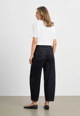 Freya Tapered Loose SL - Night Blue Denim