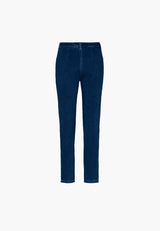 Grace Slim - Medium Length - Dark Blue Denim