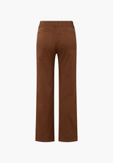 Gwen Straight - Medium Length - Downtown Brown