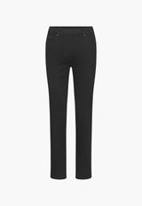 Hannah Regular - Ekstra Short Length - Black Denim