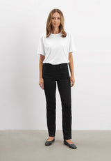 Hannah Regular - Medium Length - Black Denim