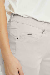 Hannah Regular Crop - Grey Sand