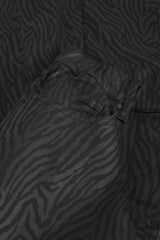 Hannah Regular XSL - Black Zebra Print